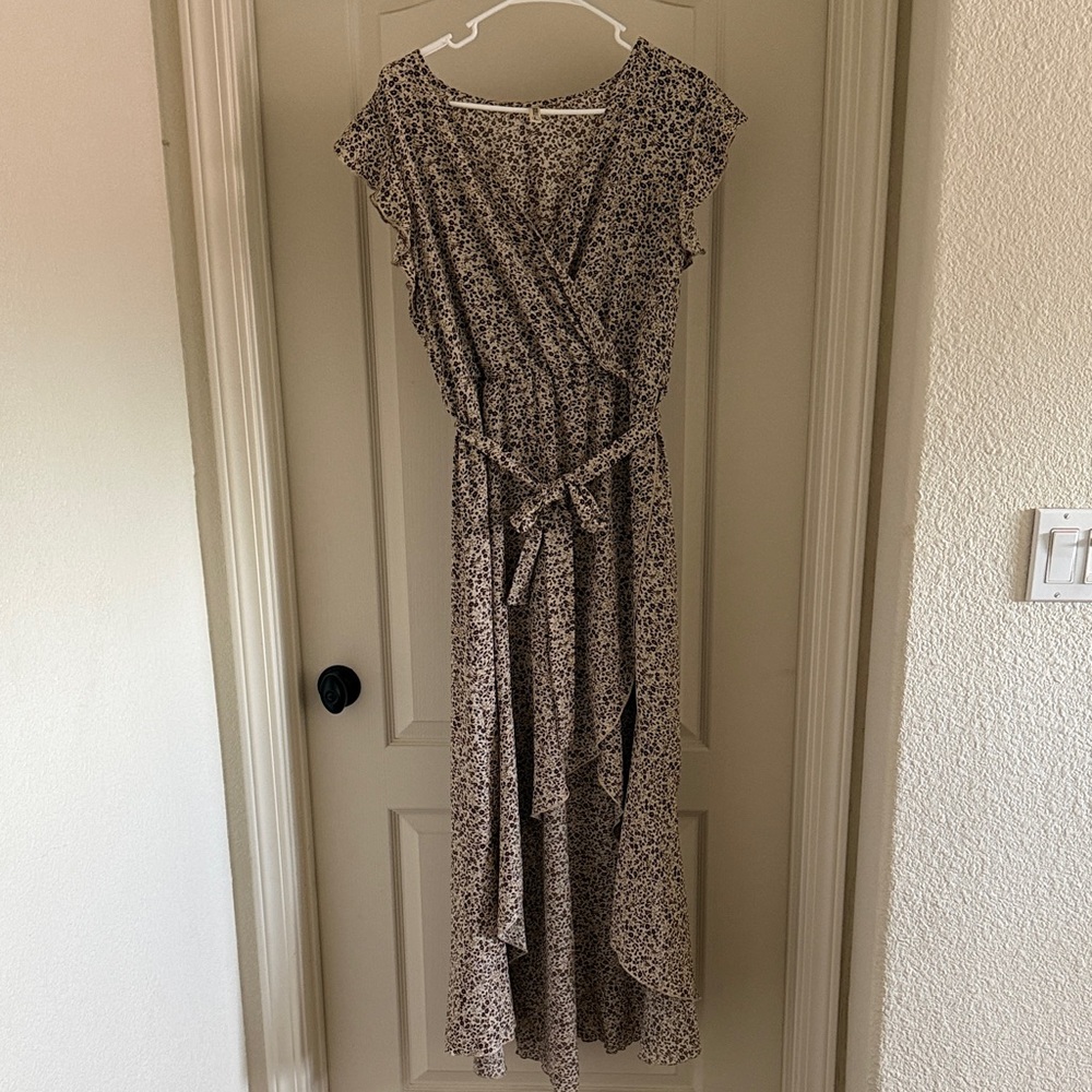 Floral Wrap Dress